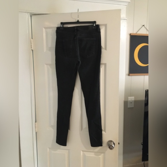 American Eagle The Dream Jean 8 x long black hi rise jegging - Picture 4 of 10